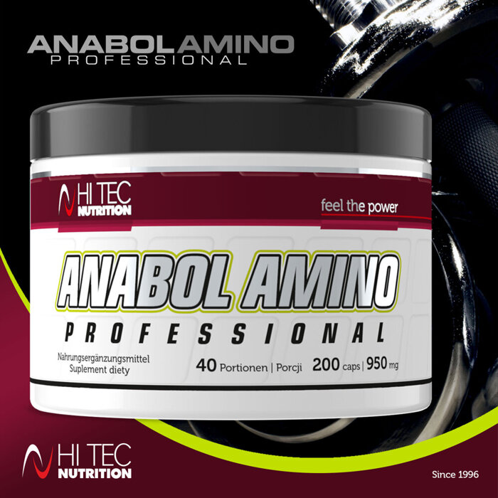 Anabol Amino Professional - BCAA - 200 Kapseln