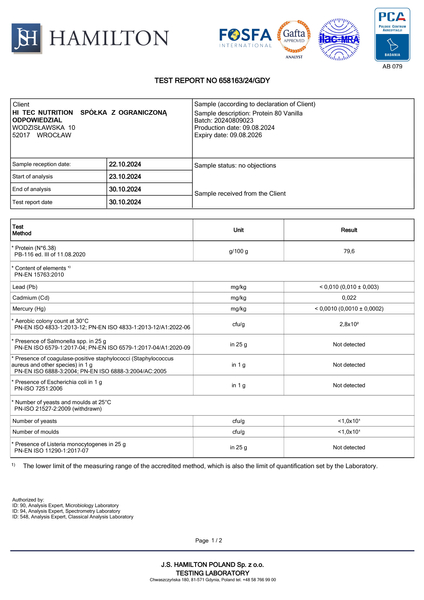 Protein 80 - 1000g