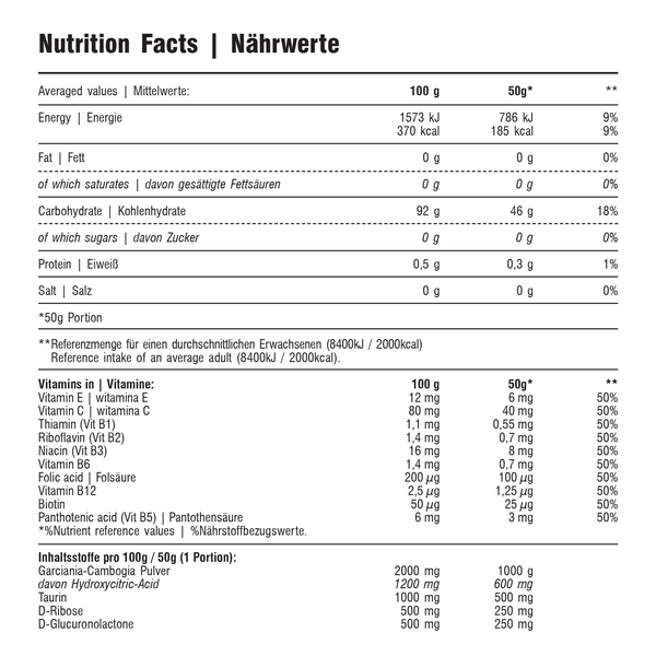 Carbo PLUS - Null Zucker - 3000g