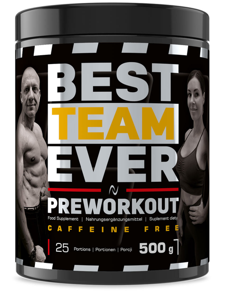 Best Team Ever Preworkout  Caffeine Free - 500g