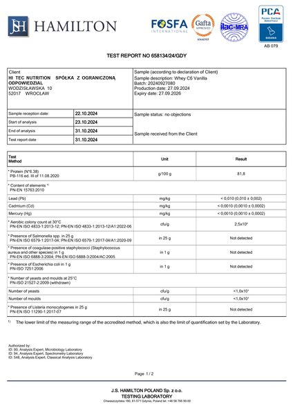 Whey C-6  - 1000g       